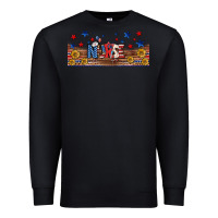 Black american nurse libbey glass Premium Sweatshirt - BundleAndBundleShop