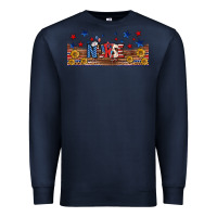 Navy american nurse libbey glass Premium Sweatshirt - BundleAndBundleShop