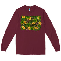 Burgundy st patricks day background Long Sleeve Tee - RanaPortraitStore
