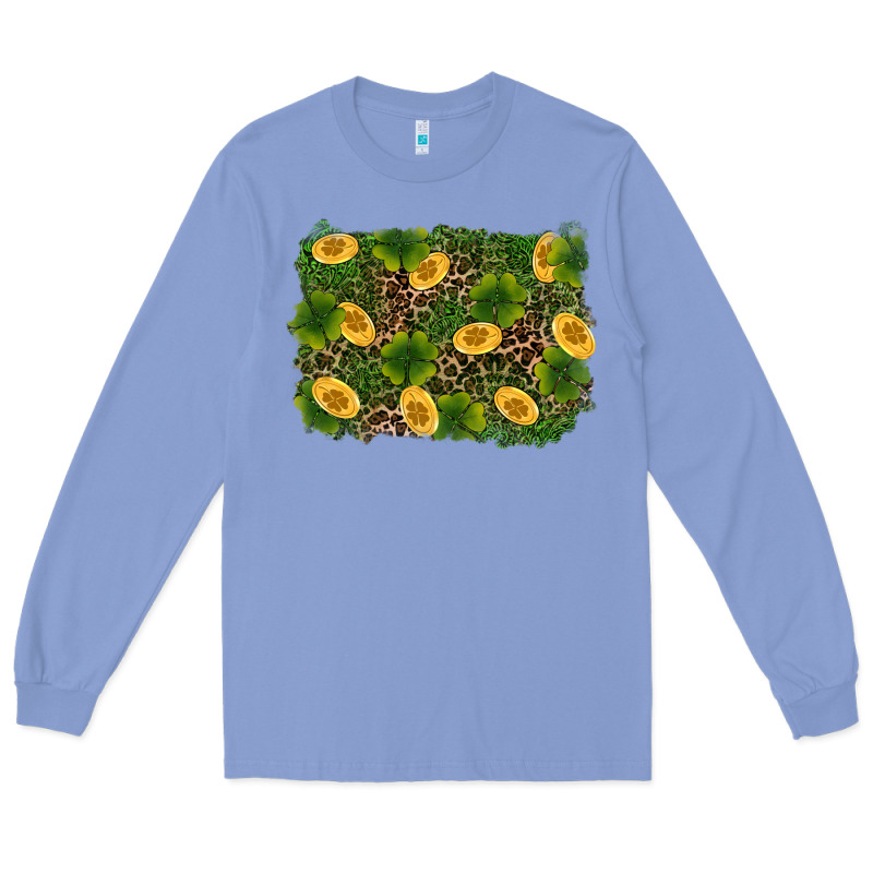 St Patricks Day Background Long Sleeve Tee by RanaPortraitStore | Teevron