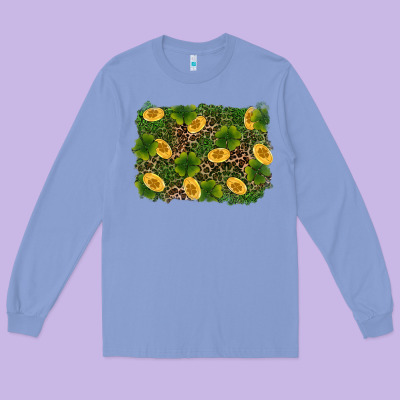 St Patricks Day Background Long Sleeve Tee Designed By Ranaportraitstore