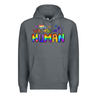 Rock we are all human Premium Hoodie - MaliasSmallBusiness