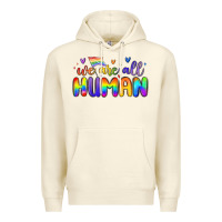 Sandshell we are all human Premium Hoodie - MaliasSmallBusiness