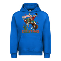 Cobalt howdy christmas cowboy santa Urban Hoodie - MaliasSmallBusiness