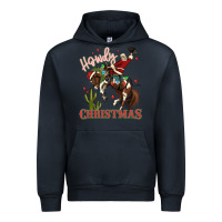Navy howdy christmas cowboy santa Urban Hoodie - MaliasSmallBusiness