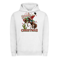 Pigment Lunar Rock howdy christmas cowboy santa Urban Hoodie - MaliasSmallBusiness