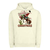 Pigment Pistachio howdy christmas cowboy santa Urban Hoodie - MaliasSmallBusiness