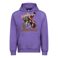 Tulip howdy christmas cowboy santa Urban Hoodie - MaliasSmallBusiness