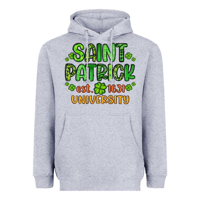 Saint Patrick University Heavyweight Hoodie by Artiststas | Teevron