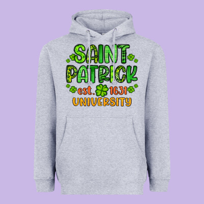 Saint Patrick University Heavyweight Hoodie Designed By Artiststas