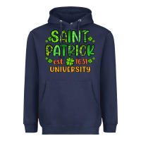 Navy saint patrick university Heavyweight Hoodie - Artiststas