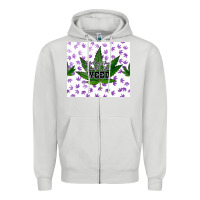 Dove Grey i bet my soul smells like weed Zipper Hoodie - CTS Tumbler Store