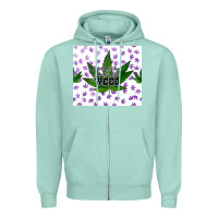 Seafoam i bet my soul smells like weed Zipper Hoodie - CTS Tumbler Store