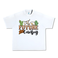 White future cowboy Urban Heavy Tee - MaliasSmallBusiness