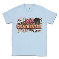 Dusty Blue just graduated Classic Tee - Zillion Design Studio