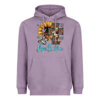 Lavender believe leopard cross sunflower butterfly Heavyweight Hoodie - JahusDesignShop
