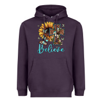 Plum believe leopard cross sunflower butterfly Heavyweight Hoodie - JahusDesignShop