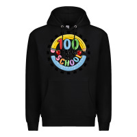 Black 100 days of school Premium Hoodie - MaliasSmallBusiness