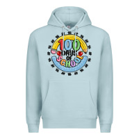 Blue Mist 100 days of school Premium Hoodie - MaliasSmallBusiness