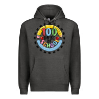 Charcoal Heather 100 days of school Premium Hoodie - MaliasSmallBusiness