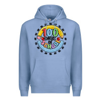Colony Blue 100 days of school Premium Hoodie - MaliasSmallBusiness