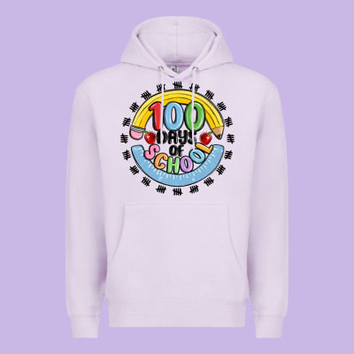 100 Days Of School Premium Hoodie Designed By Maliassmallbusiness