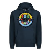 Navy 100 days of school Premium Hoodie - MaliasSmallBusiness