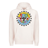 Pale Pink 100 days of school Premium Hoodie - MaliasSmallBusiness