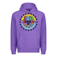 Purple 100 days of school Premium Hoodie - MaliasSmallBusiness