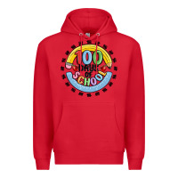 Red 100 days of school Premium Hoodie - MaliasSmallBusiness
