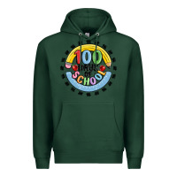 Sports Green 100 days of school Premium Hoodie - MaliasSmallBusiness