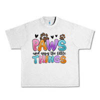 Lunar Rock paws and enjoy the little things Urban Heavy Tee - MaliasSmallBusiness