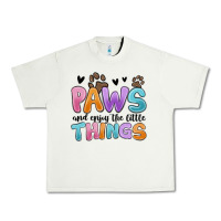 Pistachio paws and enjoy the little things Urban Heavy Tee - MaliasSmallBusiness