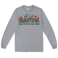 Heather Grey it s a beautiful day to leave me alone Long Sleeve Tee - Zillion Design Studio