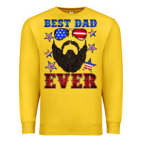 Lemon best dad ever american flag Premium Sweatshirt - Artiststas