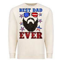 Sandshell best dad ever american flag Premium Sweatshirt - Artiststas
