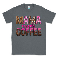 Charcoal Heather mama needs coffee tbw Classic Tee - texasbilliewilder