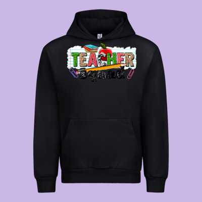 Teacher Squad Urban Hoodie Designed By Nancycooperartshop