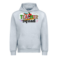 Heather Grey teacher squad Urban Hoodie - NancyCooperArtShop