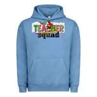 Pigment Pebble Blue teacher squad Urban Hoodie - NancyCooperArtShop