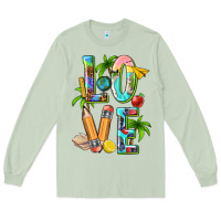 Matcha summer love teacher Long Sleeve Tee - texasbilliewilder