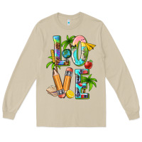 Mushroom summer love teacher Long Sleeve Tee - texasbilliewilder