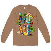 Toasted Coconut summer love teacher Long Sleeve Tee - texasbilliewilder