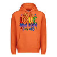 Carrot all for love and love for all Premium Hoodie - MaliasSmallBusiness