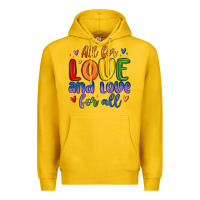 Lemon all for love and love for all Premium Hoodie - MaliasSmallBusiness