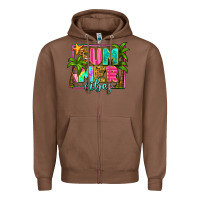 Chestnut summer vibes Zipper Hoodie - Zillion Design Studio