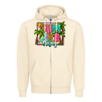 Sandshell summer vibes Zipper Hoodie - Zillion Design Studio
