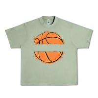Oil Green custom basketball Urban Heavy Tee - MaliasSmallBusiness
