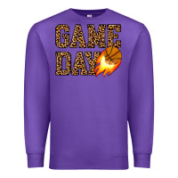 Purple game day basketball Premium Sweatshirt - JahusDesignShop