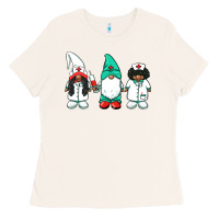 Bone african american nurse gnomies medical gnomies Ladies Tee - BarkalooDesign